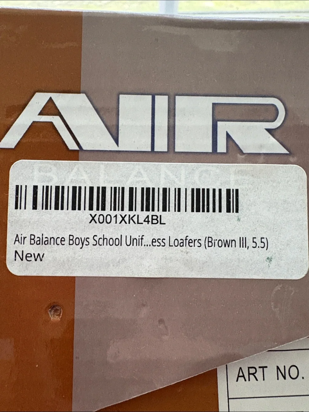 Air Balance worn lightly
